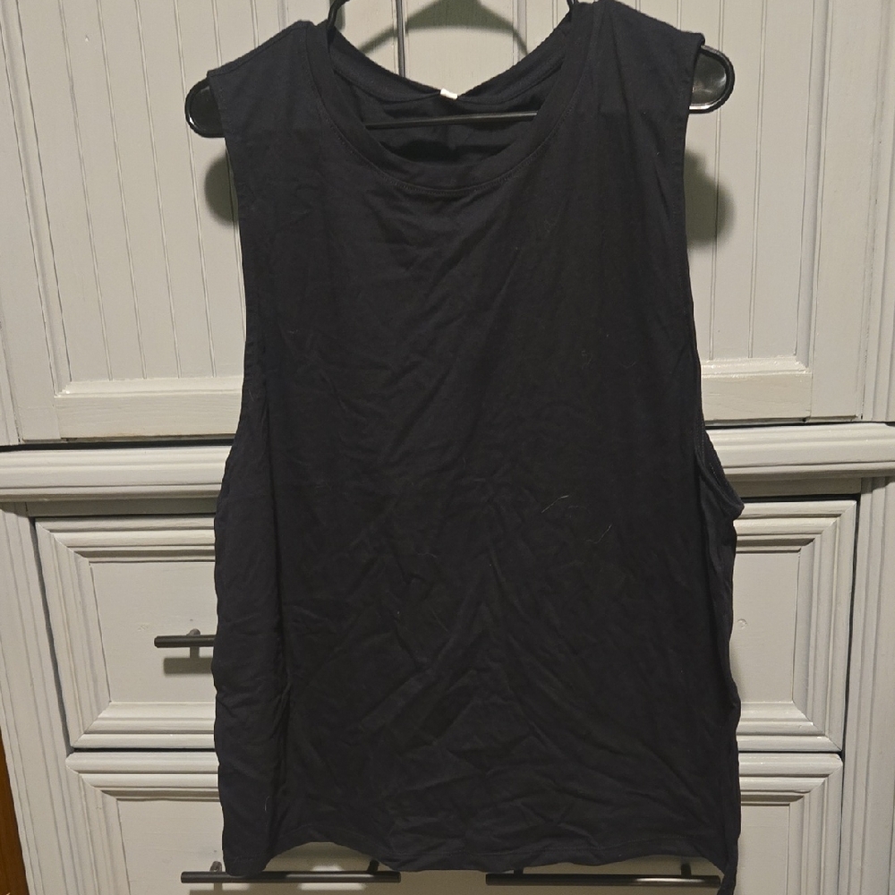 Fabletics Women's Black Muscle Tank Top